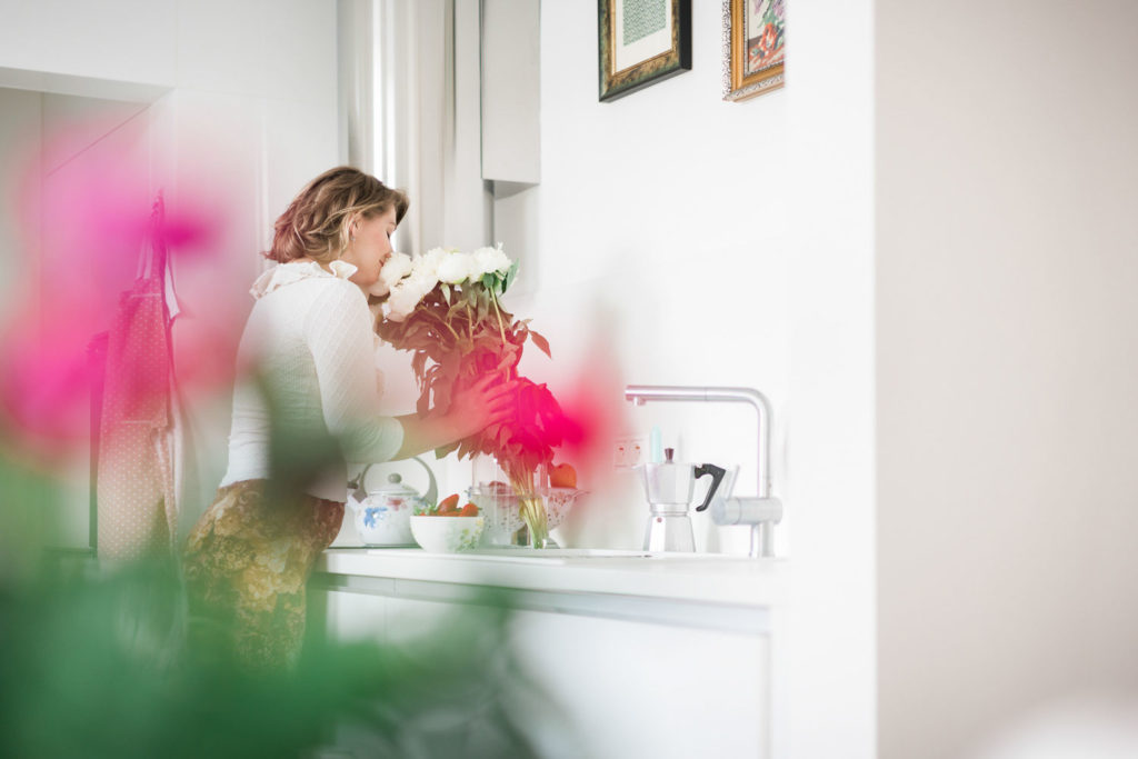 Rande, romantika, priroda, piknik, kvety