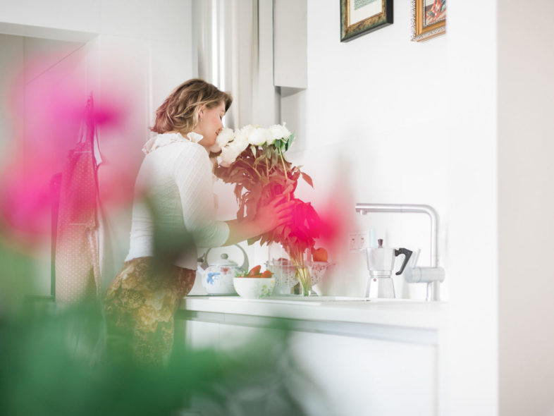 Rande, romantika, priroda, piknik, kvety